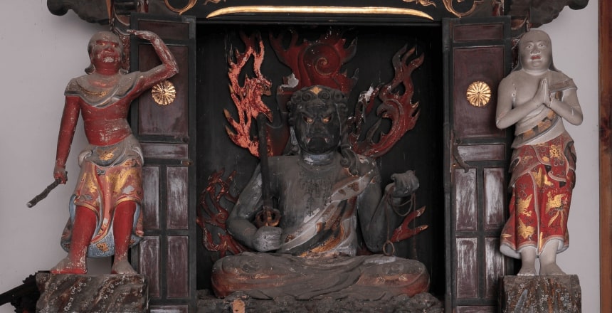 木造不動明王坐像